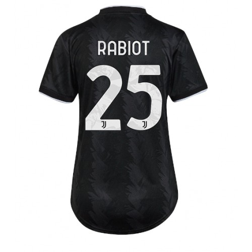 Fotbalové Dres Juventus Adrien Rabiot #25 Dámské Venkovní 2022-23 Krátký Rukáv
